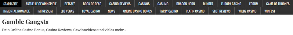 Gamble_Gangsta Website