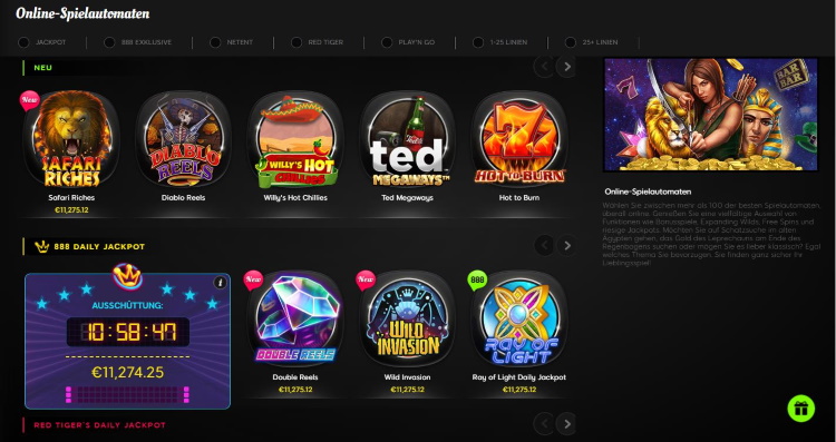 888 Casino Slots