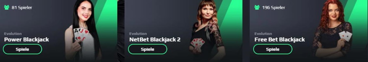 NetBet Live Blackjack